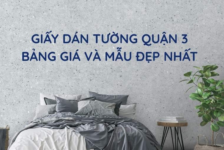 Giấy Dán Tường Quận 3 Giá Rẻ, Mẫu Đẹp Nhất